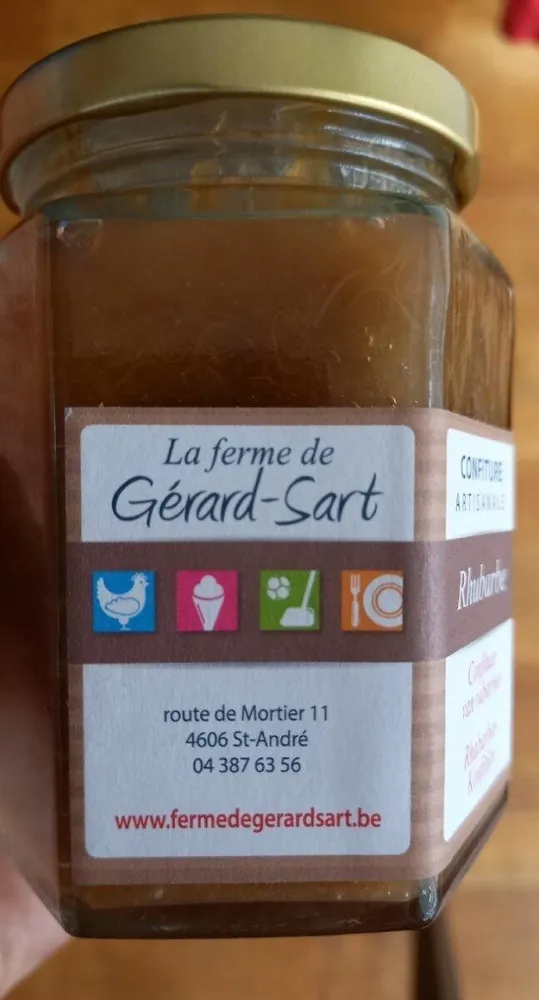 Confiture artisanale rhubarbe