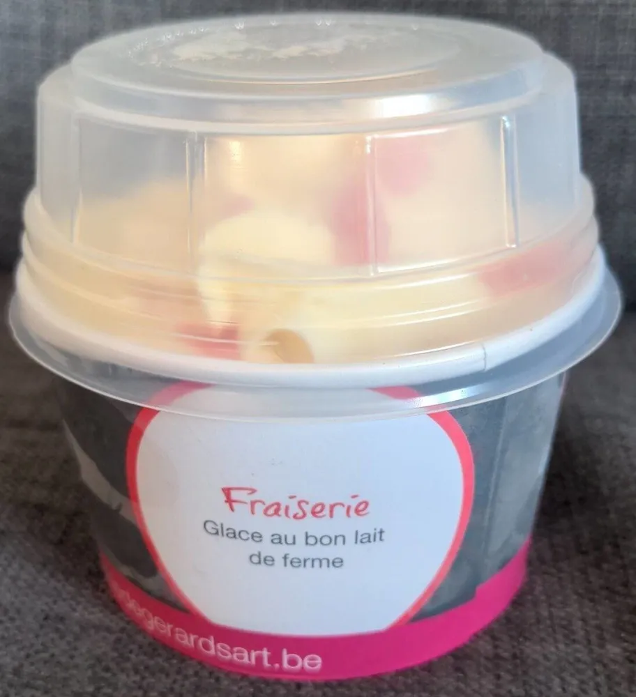Fraiserie - Glace au bon lait de ferme