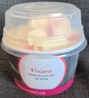 Fraiserie - Glace au bon lait de ferme
