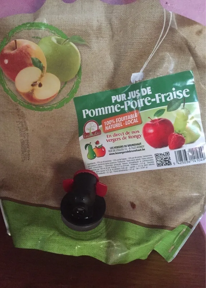 Pur jus de pomme-poire-fraise