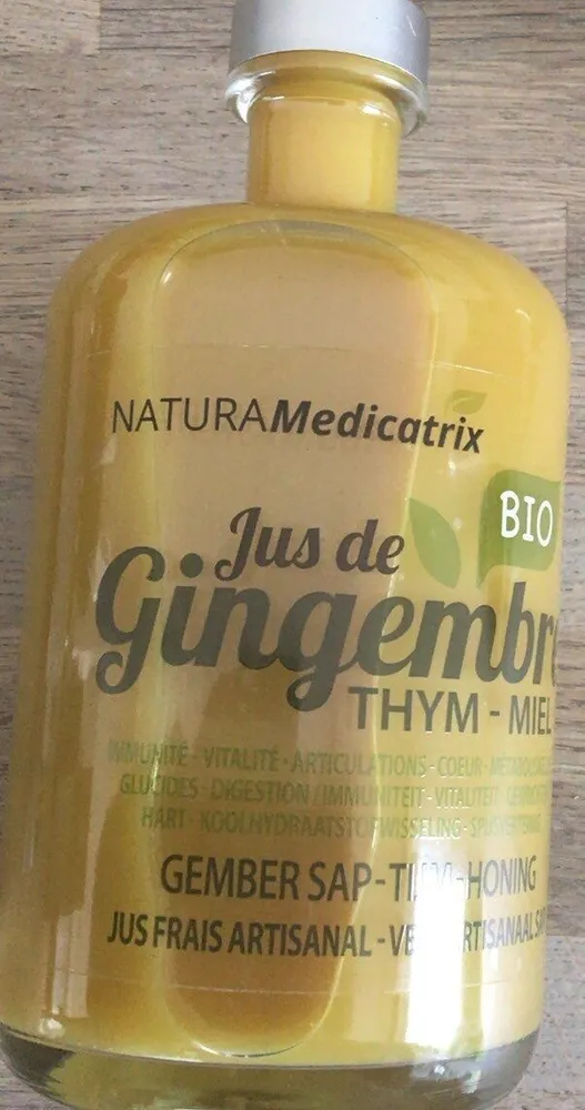 Jus de gingembre thym miel