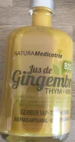 Jus de gingembre thym miel