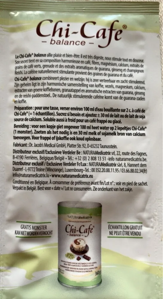 Chi-café balance