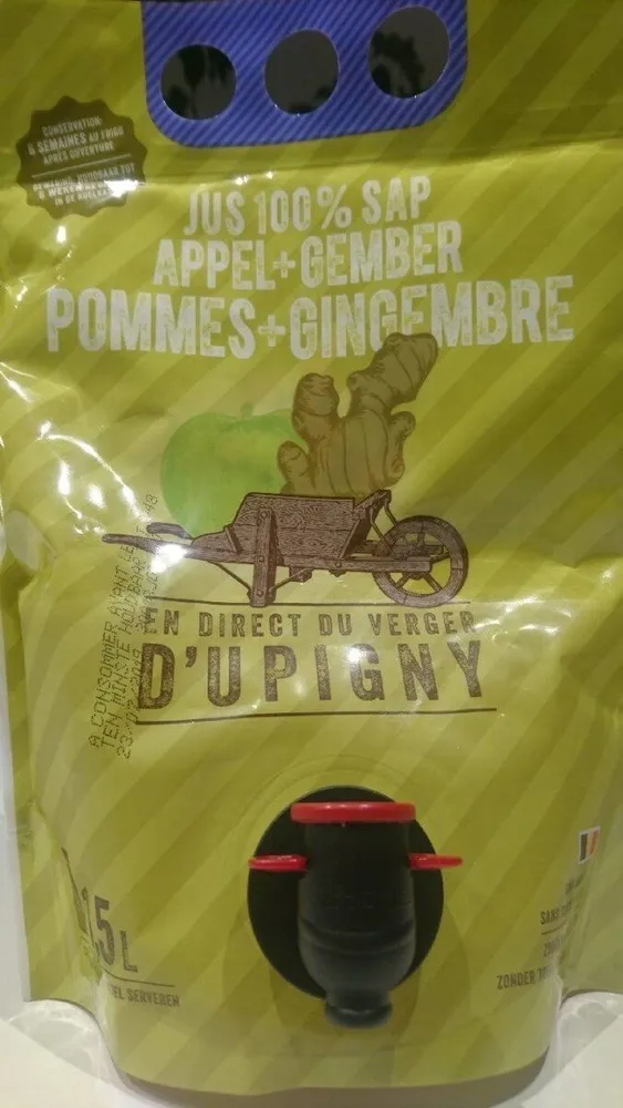 Jus pommes + gingembre