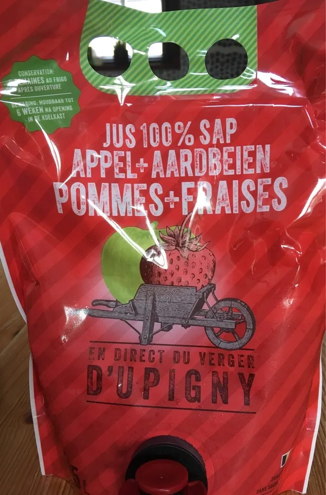 Jus pommes fraises