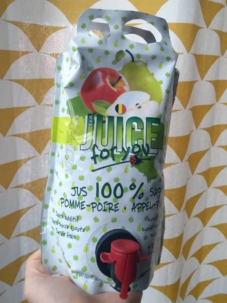 Jus 100% pomme poire