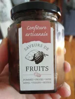 Confiture artisanale Pommes + Figues + Noix