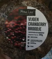 Pain de figues aux canneberges