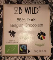 2B Wild 85% Dark chocolate