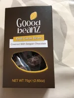 Fèves de cacao enrobées