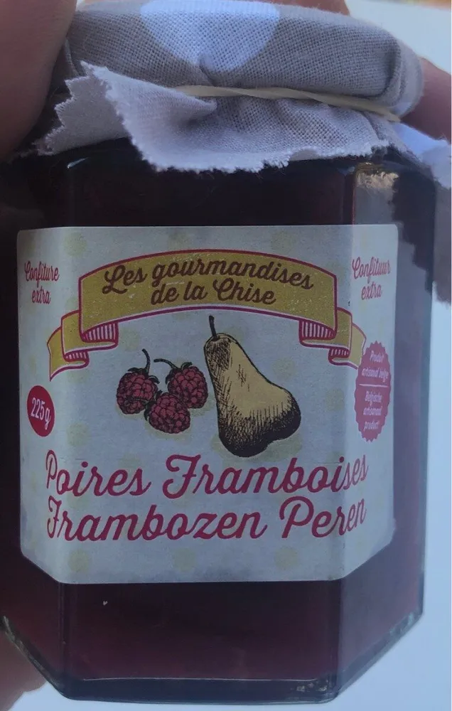 Confiture Poire Framboises