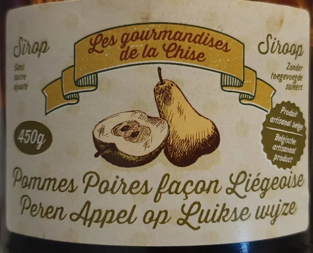 Pommes poires façon Liégeoise