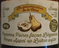 Pommes poires façon Liégeoise