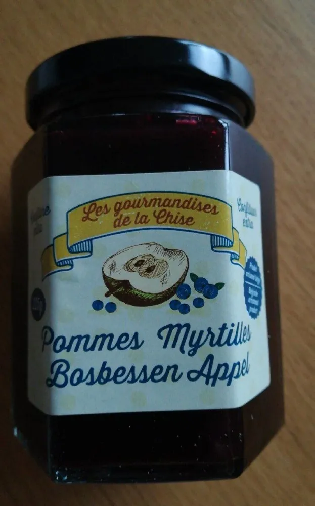 Confiture pommes myrtilles