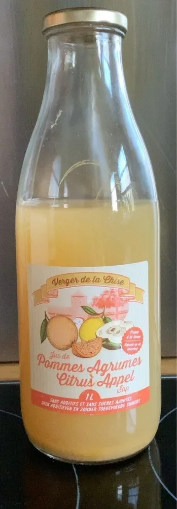 Jus de pommes agrumes
