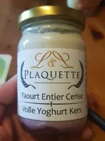 Yaourt entier cerise