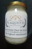 Yaourt entier fleur de sureau