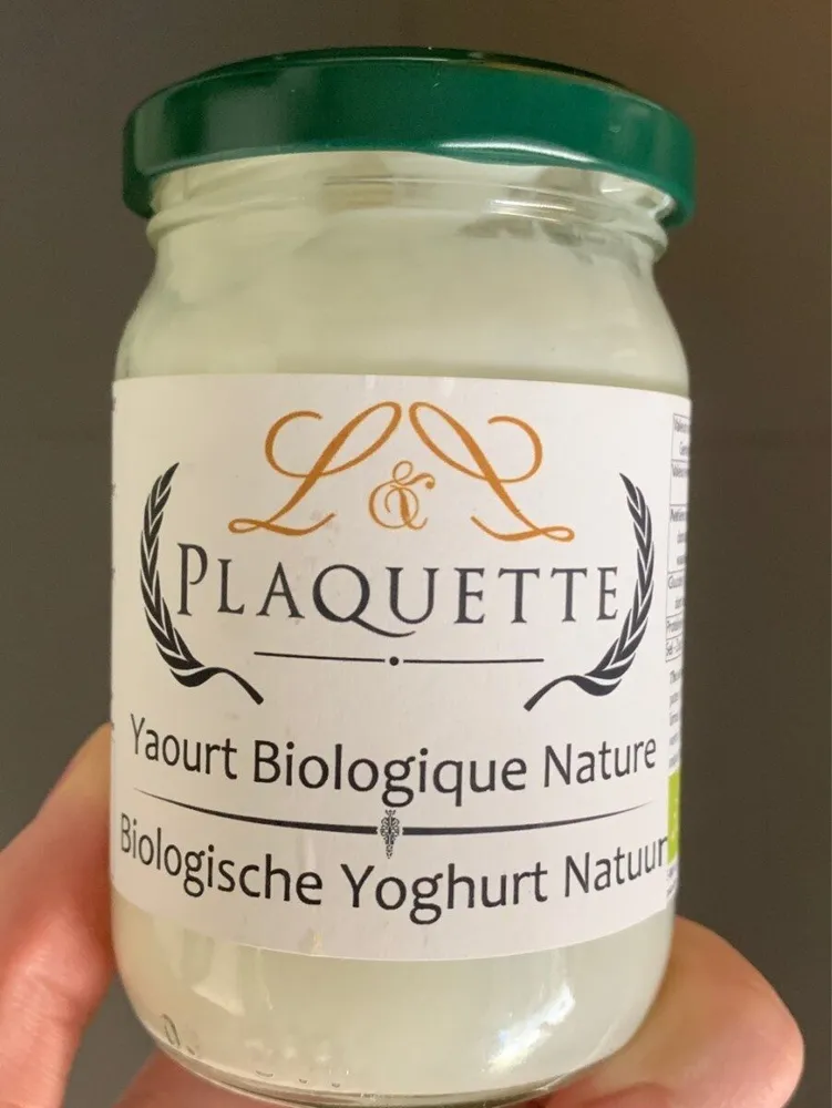 Yaourt biologique nature