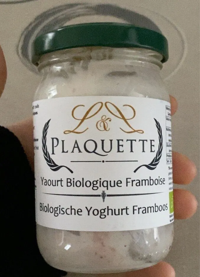 Yaourt biologique framboise