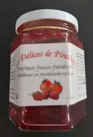 Confiture fraise-framboise