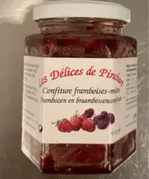 Confiture framboises-mûres