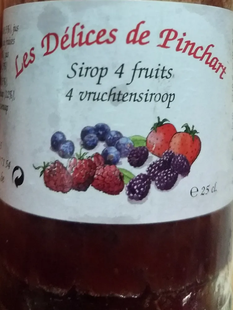 sirop 4 fruits