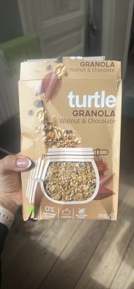 turtle GRANOLA Walnut & Chocolate