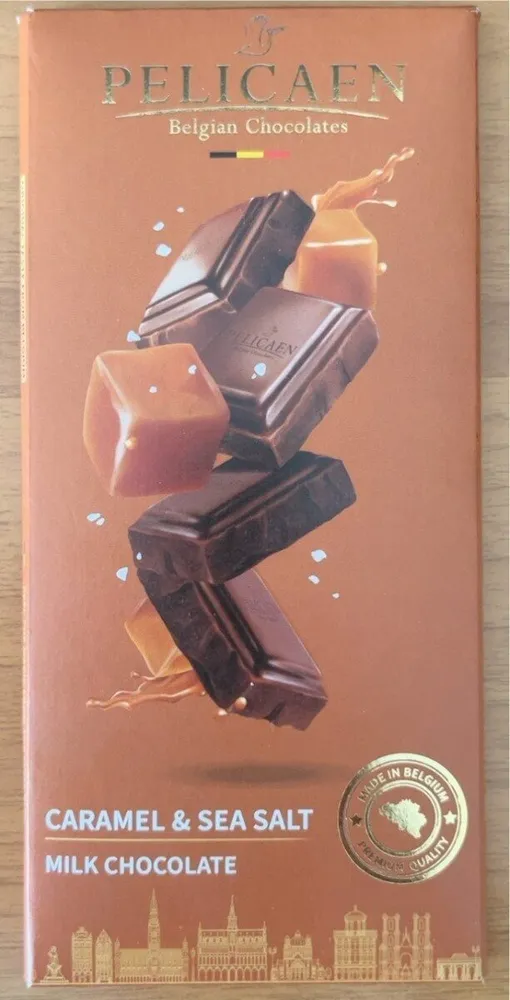 Caramel & sea salt milk chocolate