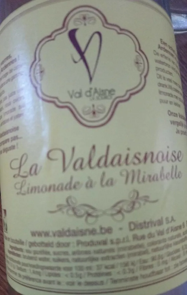 Limonade à la mirabelle