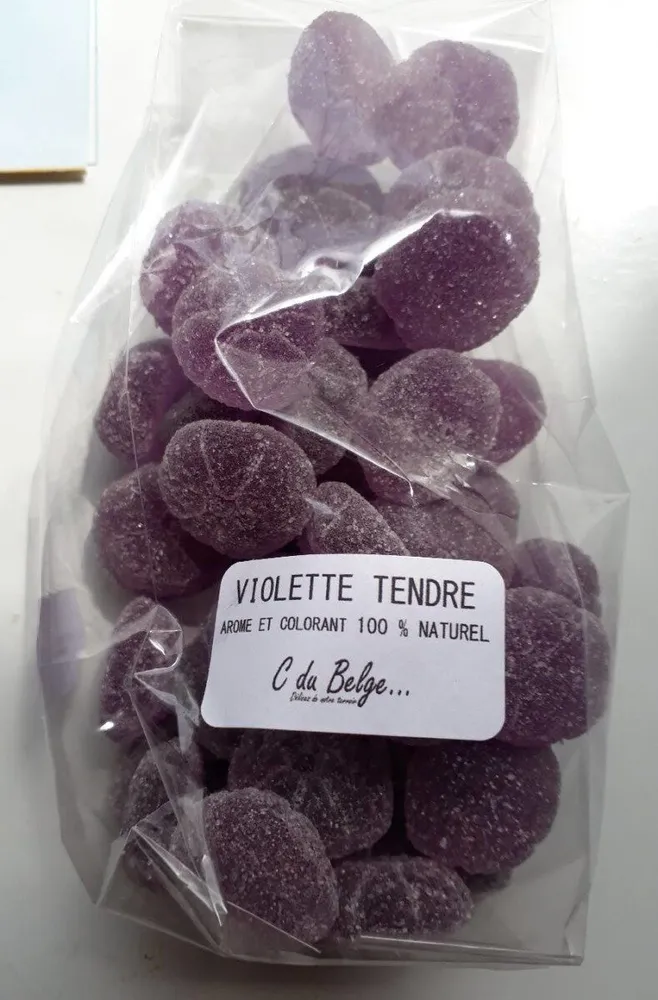 Bonbon violette tendre