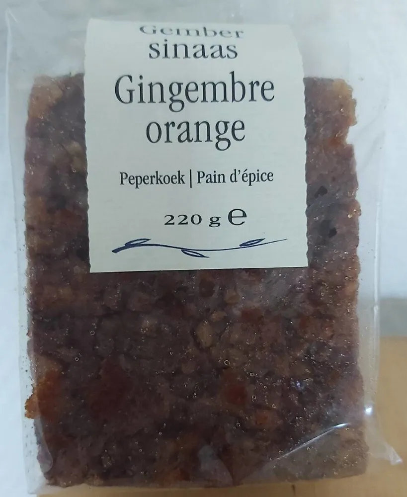Pain d'épice Gingembre Orange