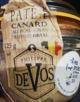 Pâté de canard au foie gras trappiste orval