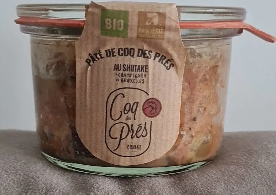 Pâte de coq des prés au shiitake
