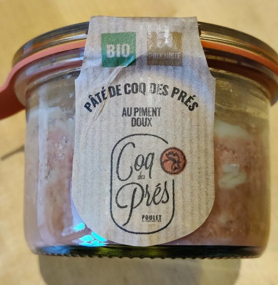 Pâté de Coq des prés au piment doux