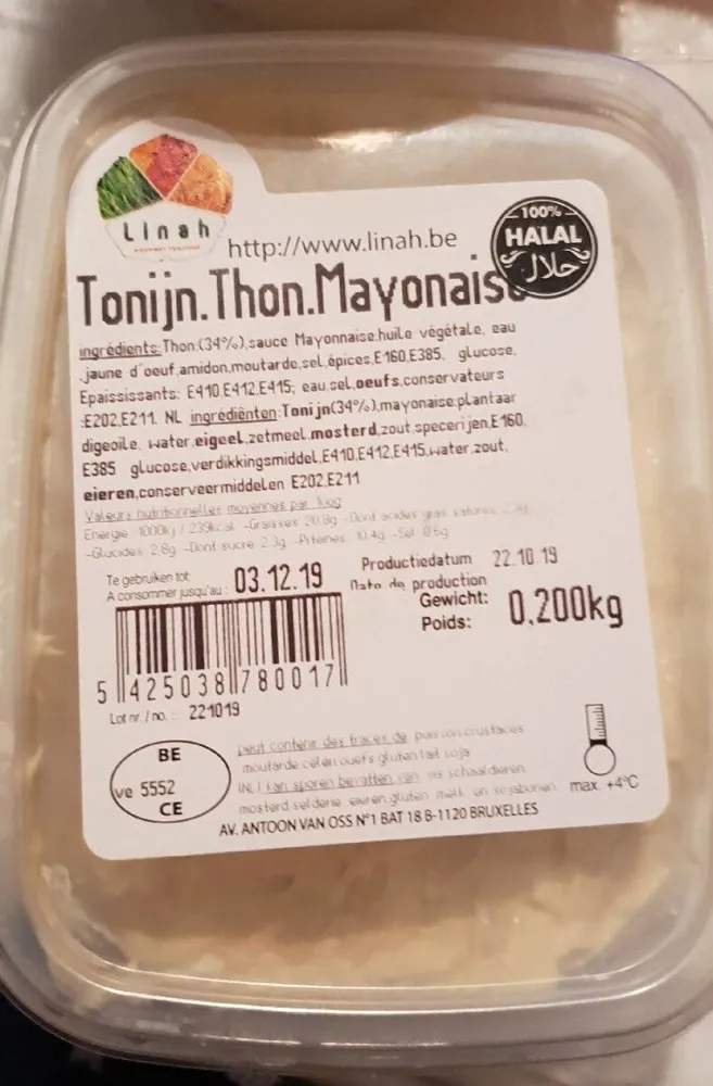 Thon mayonnaise