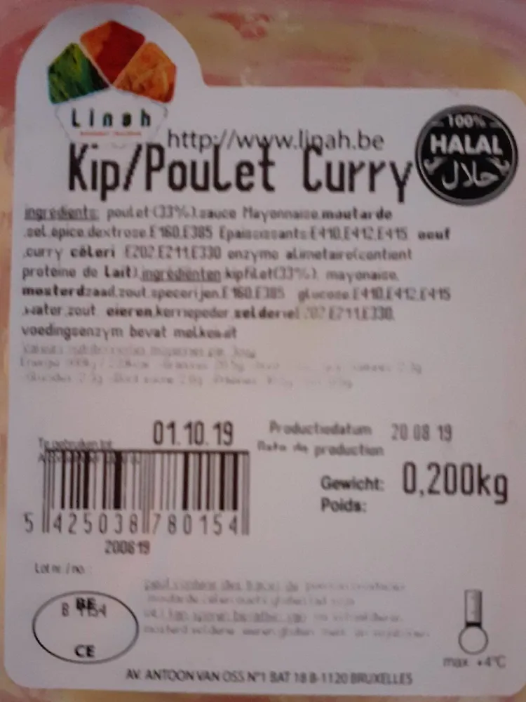 Poulet curry