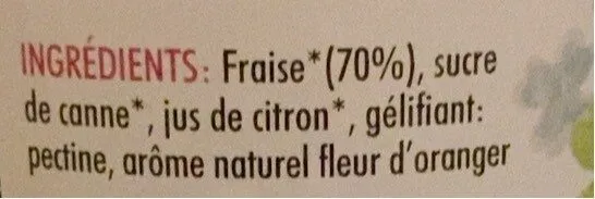 Confiture fraise & fleur d’oranger