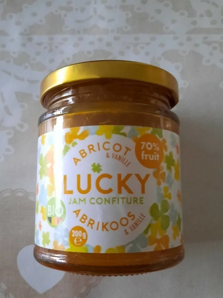 LUCKY Jam Confiture Abricot Vanille