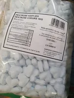 Bonbons cœurs bleu