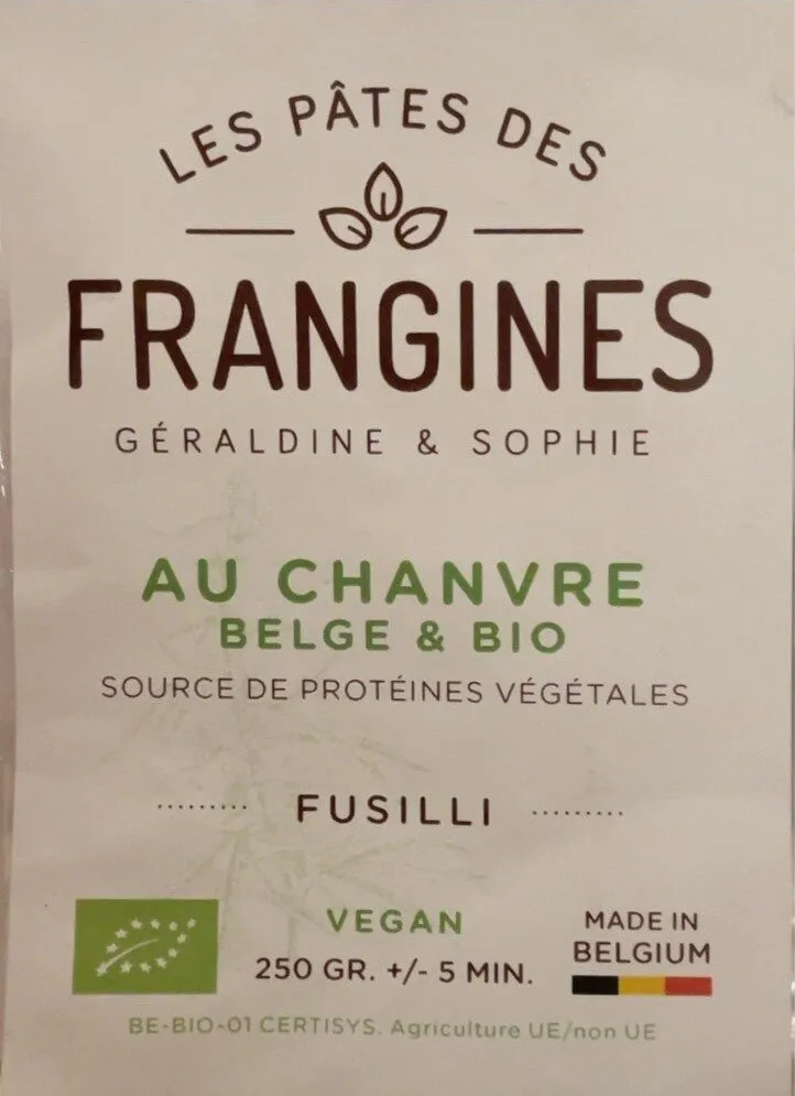 Fusilli au Chanvre Belge&Bio