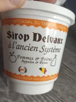 Sirop Delvaux a l'ancien système Pomme & Poires