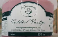 Glace violette