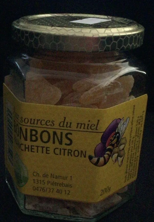 Bonbons tranchette citron