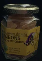 Bonbons tranchette citron