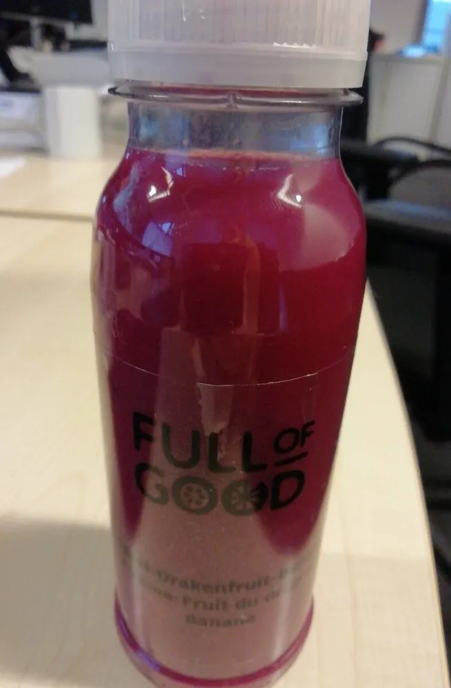Jus pomme fruit du dragon banane