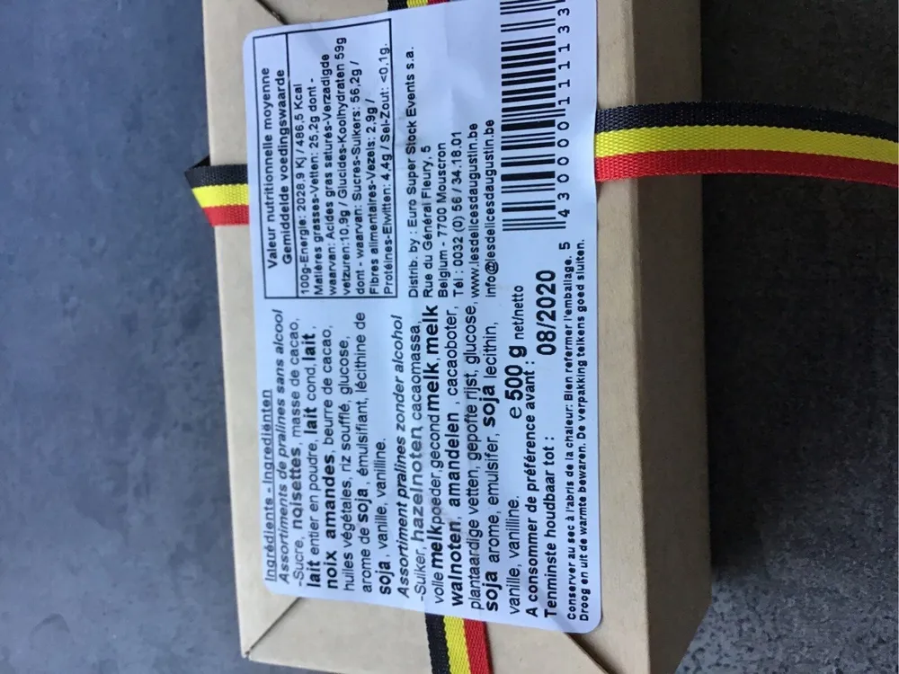 Pralines Artisanales Belges