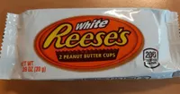 White reese's 2 peanut butter cups