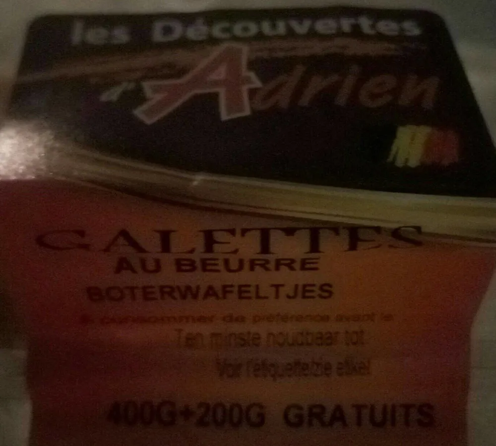 Galettes au beurre