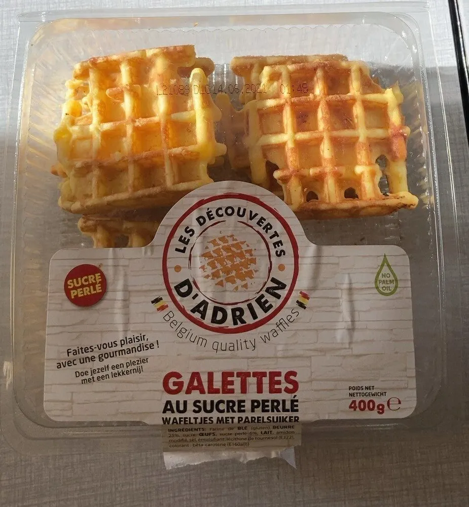 Galettes au sucre perlé