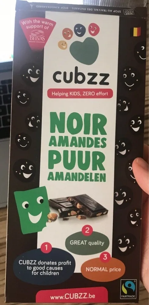 Chocolat noir amandes